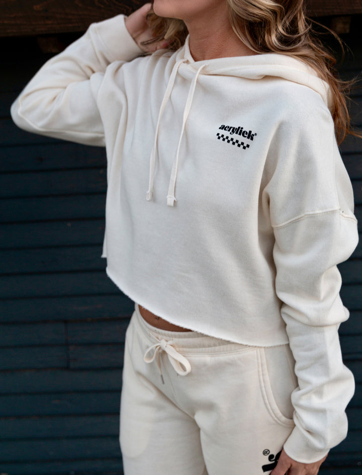 Womens Boogie Crop Hoodie