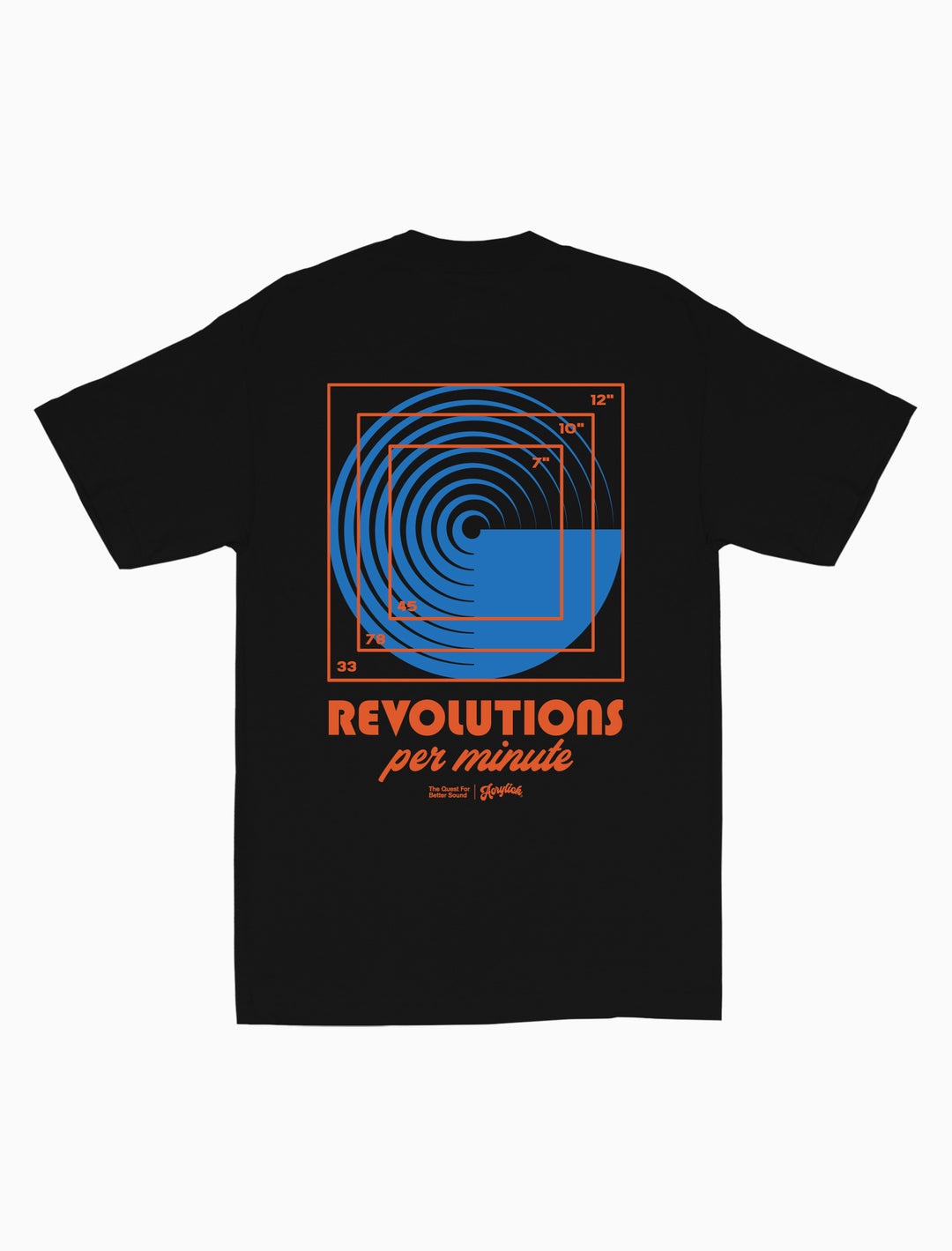 Acrylick Tee, Revolutions Per Minute Tee, 33 Tee, 45 Tee, 78 Tee, Record Tee, Vinyl Record Tee, DJ Tee