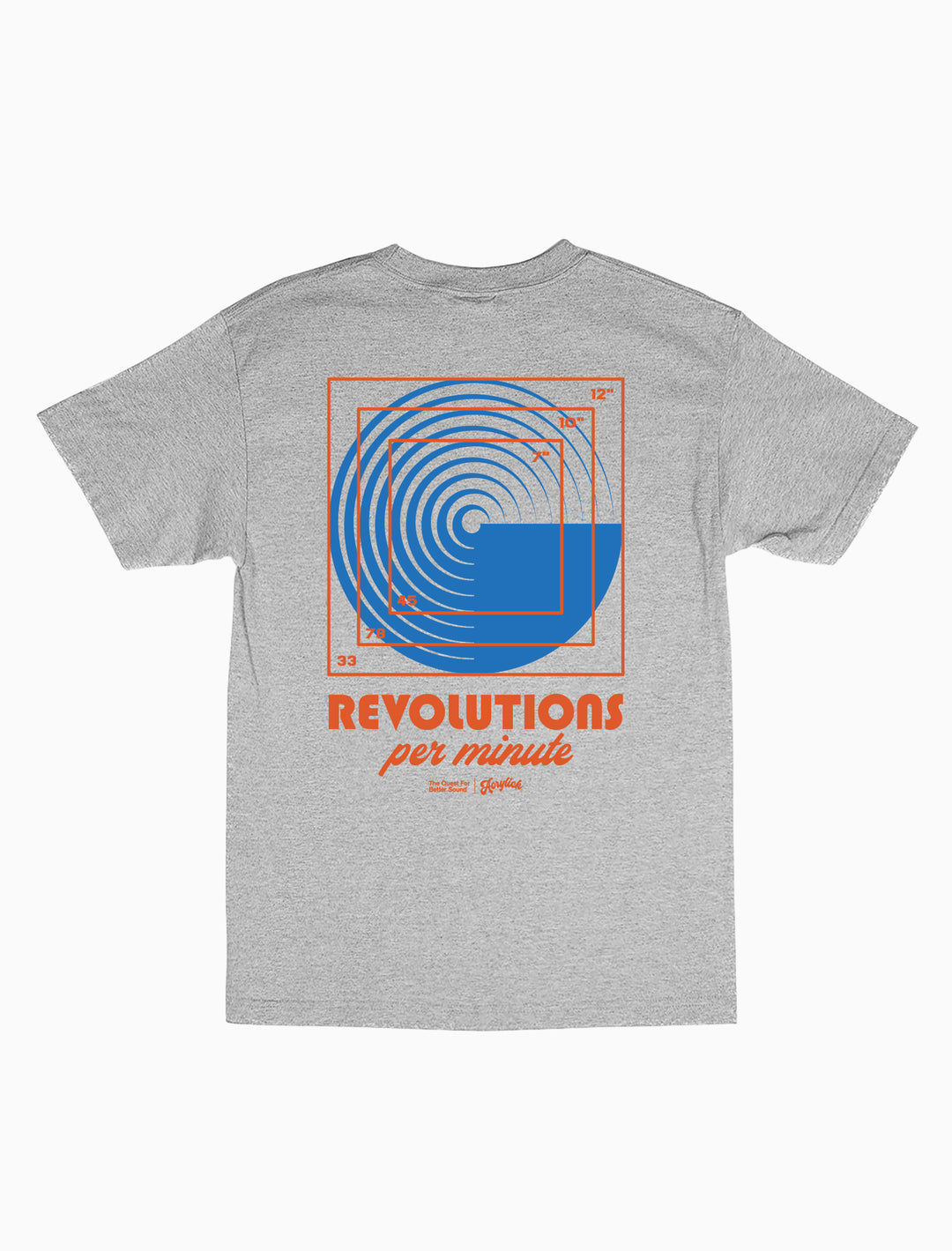 Acrylick Tee, Revolutions Per Minute Tee, 33 Tee, 45 Tee, 78 Tee, Record Tee, Vinyl Record Tee, DJ Tee