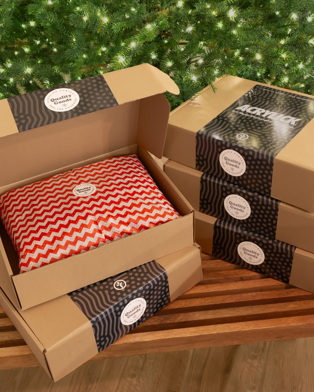 Acrylick Holiday Gift Box