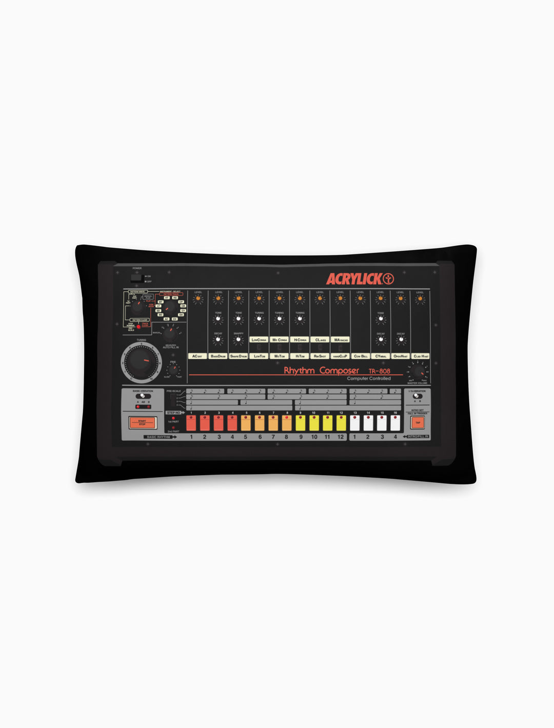 Tr-808 Camo Pillow