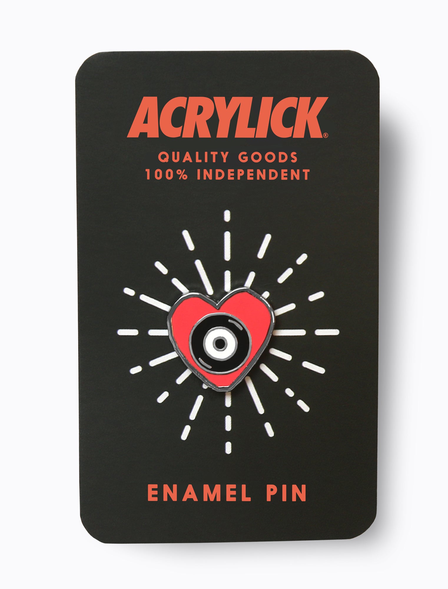 Vinyl Love Enamel Pin